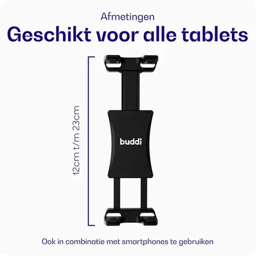 Buddi TabWay iPad Houder Auto - Tablet Standaard voor in de Bekerhouder
