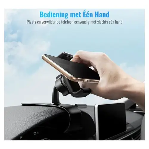 UGREEN Universele Dashboard Autohouder - 360° Verstelbare Telefoonhouder - Zwart