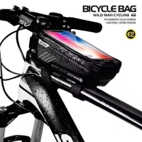 【WILDMAN】E2 Waterdicht Touchscreen Front Top Mountainbike Frame Tas
