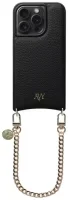 AVY iPhone 15 Pro Hoesje MagSafe Met Koord Zwart Aurum Lien