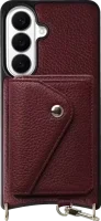 AVY Samsung Galaxy S26 Classic Leren Hoesje Burgundy