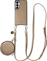 AVY Samsung S26 Hoesje Beige Long Leather