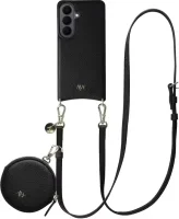AVY Samsung S26 Hoesje Zwart Long Leather