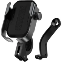 Baseus Armor Motor Telefoonhouder – Stevige Smartphonehouder voor Stuur en Spiegel, Zwart
