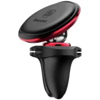 Baseus Magnetische Autohouder voor Ventilatierooster – Telefoonhouder met Sterke Magneet, Rood
