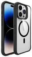 Buddi Hybrid Apple iPhone 15 Pro Hoesje Met MagSafe Transparant Zwart