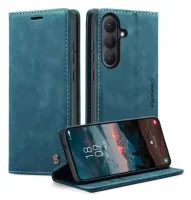 CaseMe 013 Samsung S26 Hoesje Book Case met Standaard Blauw