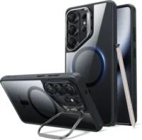 ESR Classic Hybrid Samsung S26 Ultra Hoesje MagSafe Met Stand Transparant Zwart