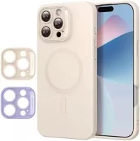 ESR Slim Shockproof Apple iPhone 16 Pro Hoesje MagSafe Beige