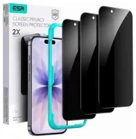 ESR Privacy Screen Protector Apple iPhone 17 / 16 Pro Tempered Glass 3-Stuks