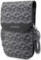 Guess Crossbody Telefoontasje Cube Logo Schoudertasje Zwart