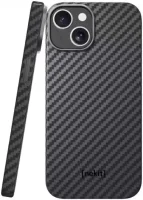 NEKIT Fiber iPhone 14 Hoesje MagSafe Kevlar Back Cover Zwart