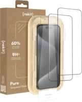 NEKIT Pure Apple iPhone 15 Pro Max Tempered GRS Glass Installatiebox (2-Pack)