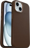 OtterBox Symmetry Cactus Leer Apple iPhone 15 / 14 / 13 Hoesje Met MagSafe Bruin