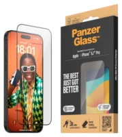 PanzerGlass Ultra-Wide iPhone 15 Pro Max Screen Protector EasyAligner