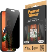 PanzerGlass Ultra-Wide iPhone 15 Pro Max Privacy Glass EasyAligner