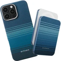 PITAKA Apple iPhone 16 Pro Max Hoesje met 5.000mAh MagSafe Powerbank Moonrise