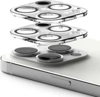 Ringke Full Cover Glass iPhone 15 Pro Max Camera Protector Glas (2-Pack)