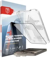 Rosso Apple iPhone 15 Pro Max Tempered Glass met Installatietray