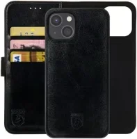 Rosso Element 2-in-1 Apple iPhone 15 Plus Hoesje Wallet En Back Cover Zwart