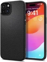 Spigen Liquid Air Apple iPhone 15 Plus Hoesje Back Cover Matte Zwart