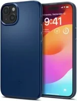 Spigen Thin Fit iPhone 15 Plus Hoesje Back Cover Blauw
