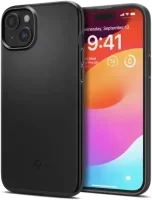 Spigen Thin Fit iPhone 15 Plus Hoesje Back Cover Zwart