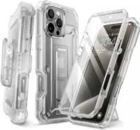 SUPCASE UB Pro Apple iPhone 16 Pro Max Hoesje Full Protect Kickstand Transparant
