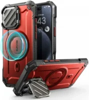 SUPCASE UB Pro MagXT Apple iPhone 16 Pro Max Hoesje Camera Protector Rood