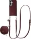 AVY Samsung S26 Hoesje Burgundy Long Leather