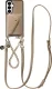 AVY Samsung Galaxy S26 MagSafe Hoesje Beige Leather and Gold