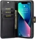DG Ming iPhone 15 Plus Hoesje Retro Wallet Book Case Zwart