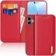 Dux Ducis Hivo iPhone 16 Hoesje RFID Book Case Rood