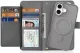 Dux Ducis Lawa Apple iPhone 16 MagSafe Hoesje 2-in-1 Book Case Met Wallet Grijs
