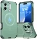 ESR Cyber Armor Apple iPhone 16 Hoesje MagSafe met Stand Groen