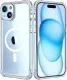 Apple iPhone 15 Plus Hoesje MagSafe Schokbestendig en Dun TPU Transparant