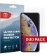 Rosso Apple iPhone X / XS Ultra Clear Screen Protector Duo Pack