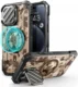 SUPCASE UB Pro MagXT iPhone 16 Pro Max Hoesje Camera Protector Camo Bruin